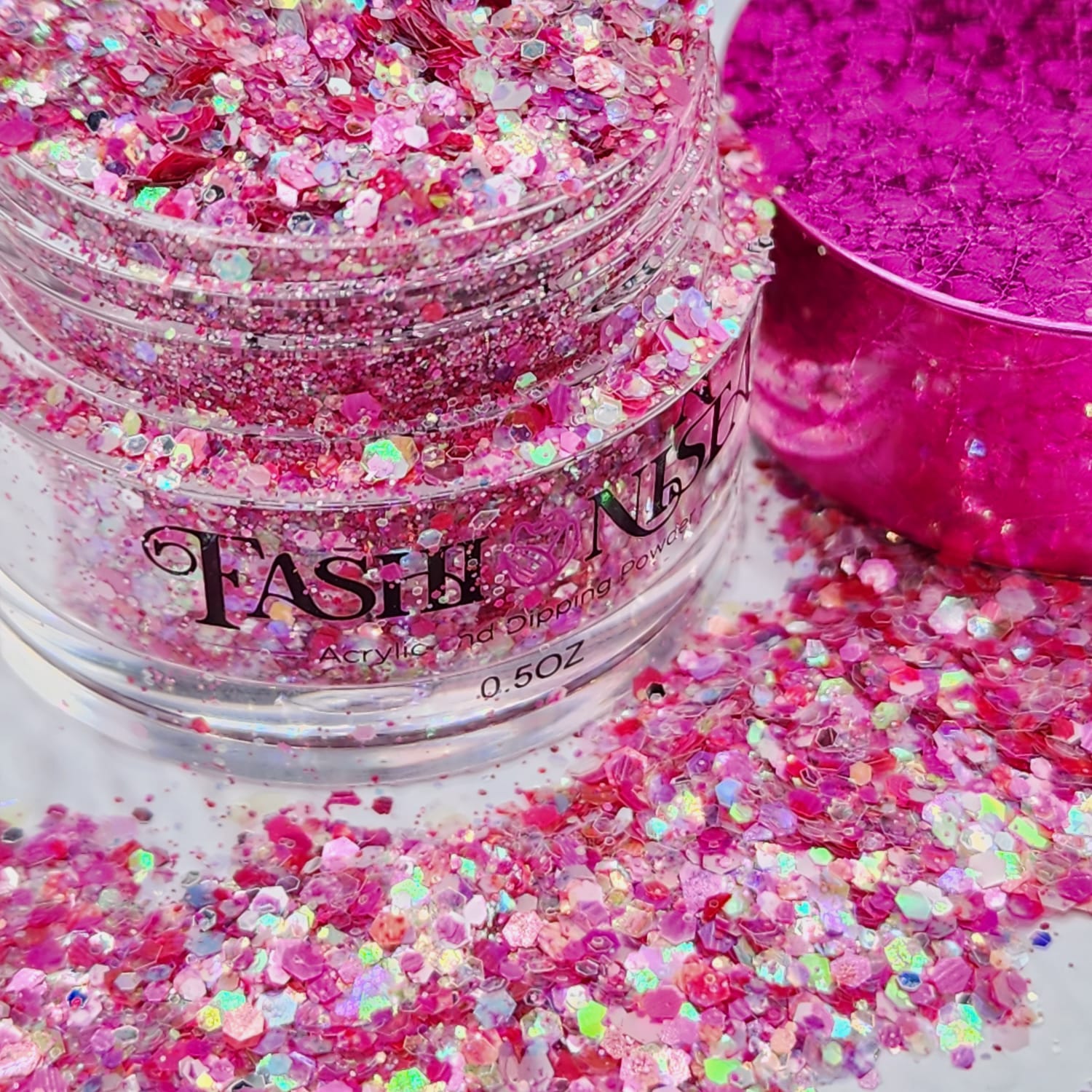 Pink Glitter Mix 0.5oz