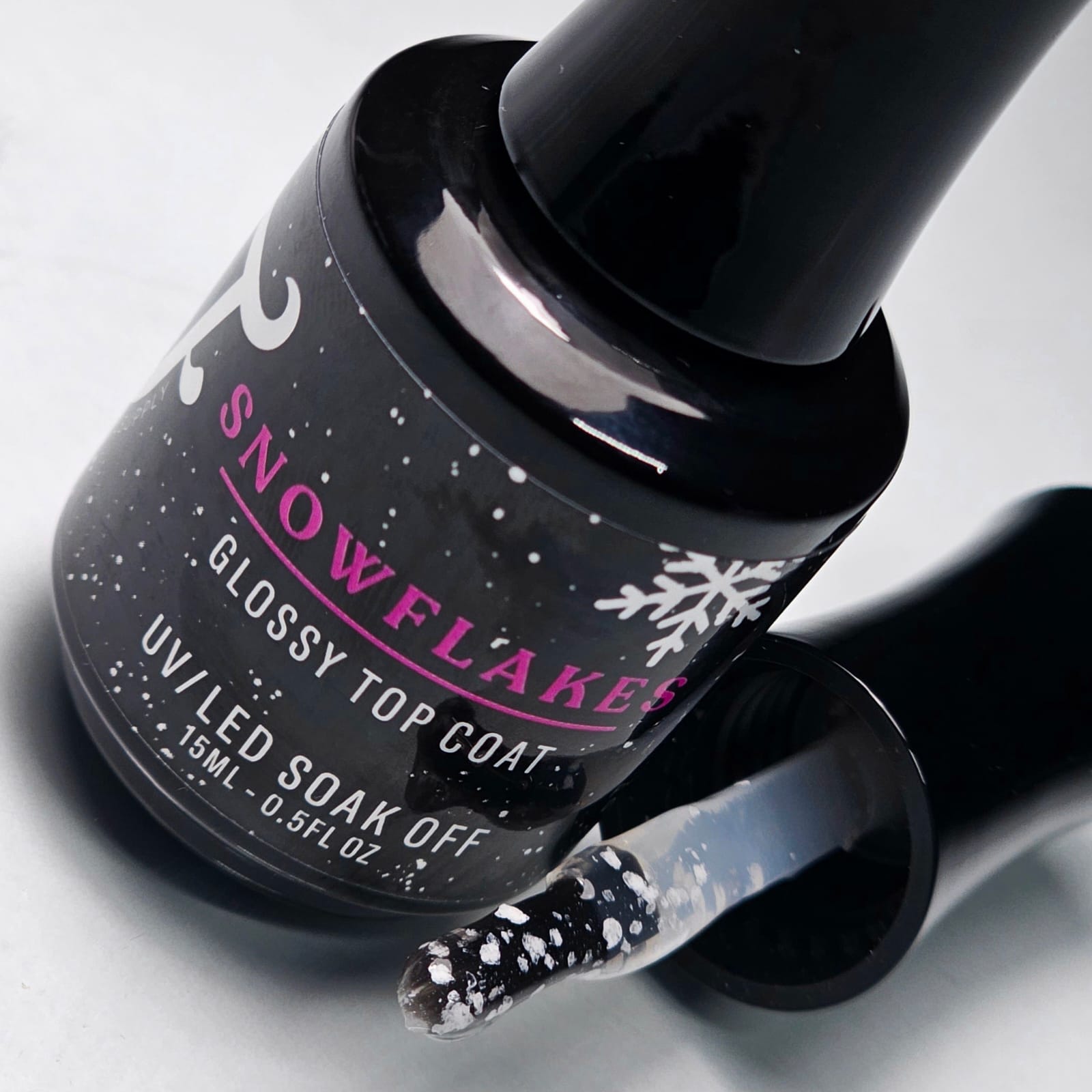 Snow Flakes Glossy Top Coat