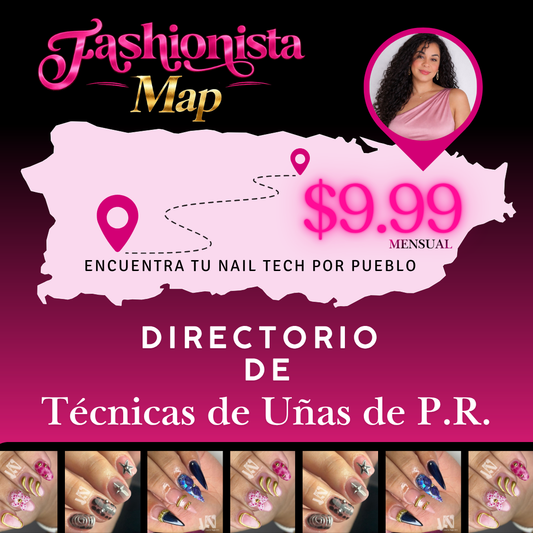 Fashionista Map - Directorio de Técnicas de Uñas de P.R.