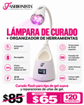 Lámpara de curado + Organizador de herramientas.