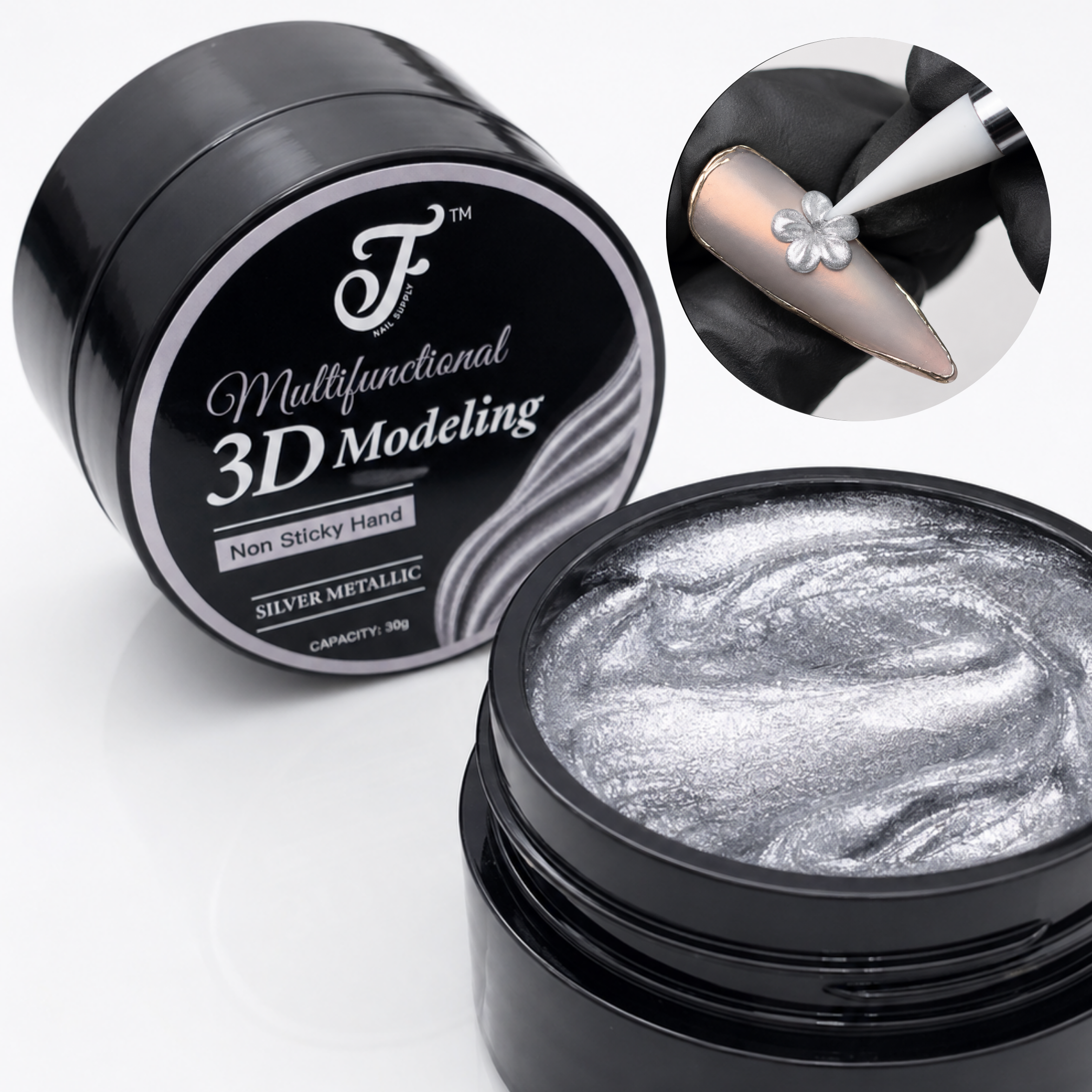 3D Multifunctional Modeling 30g - Silver Metallic