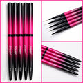 Set de 5 Pinceles Lineales Premium - 100% Kolinsky