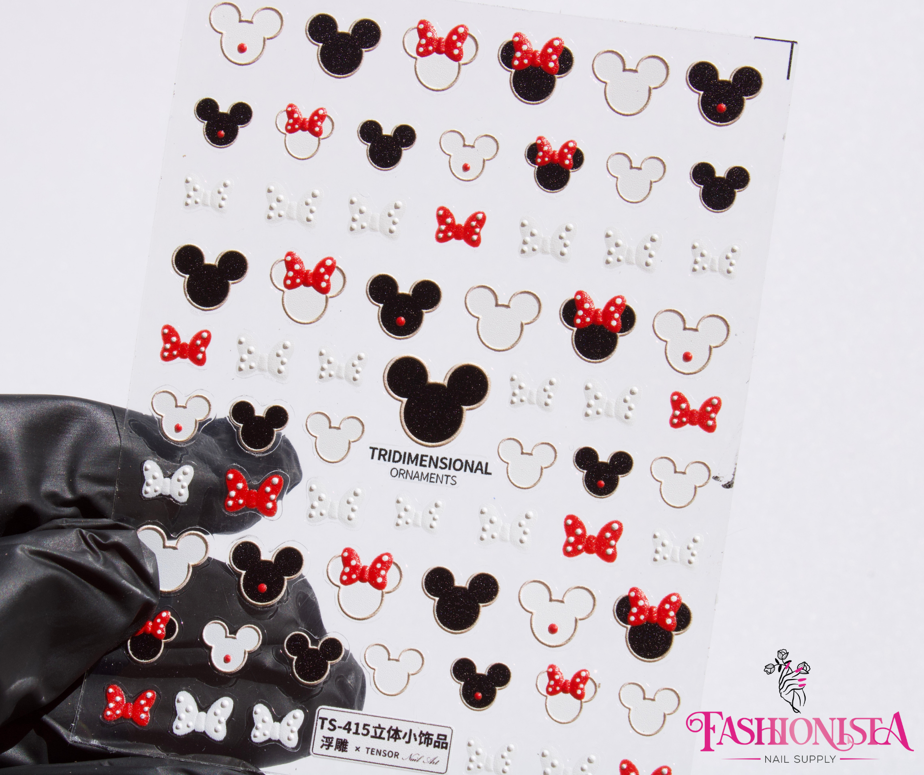 Nail Sticker - Mickey Tridimensional