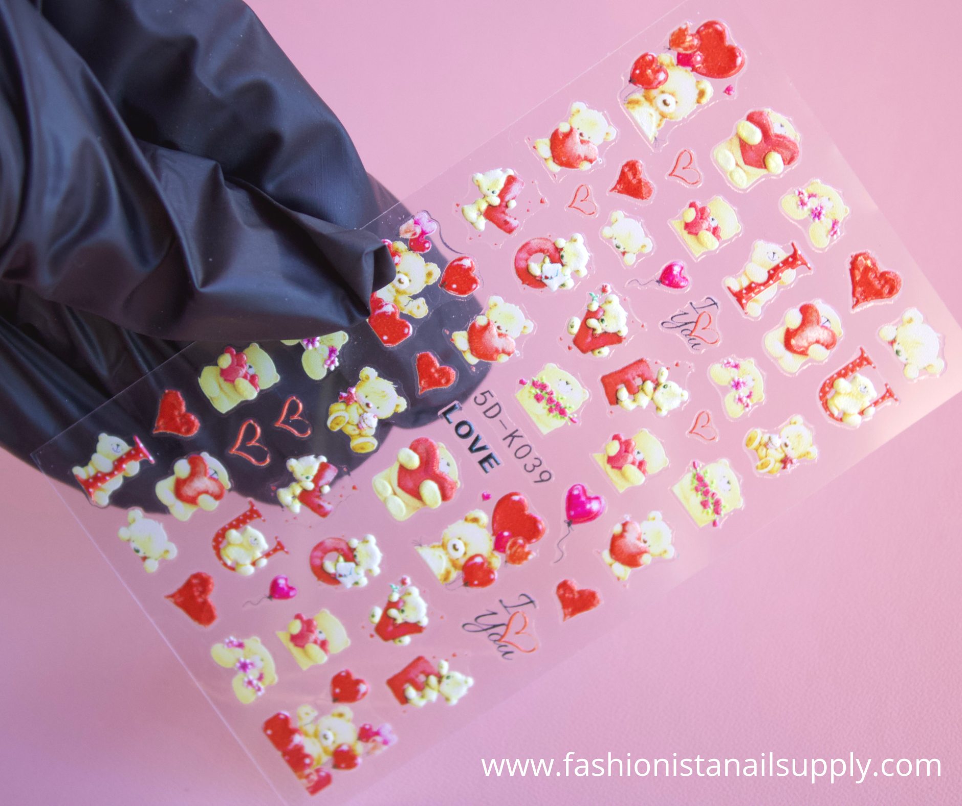 Nail Sticker - San Valentin 5D-K039