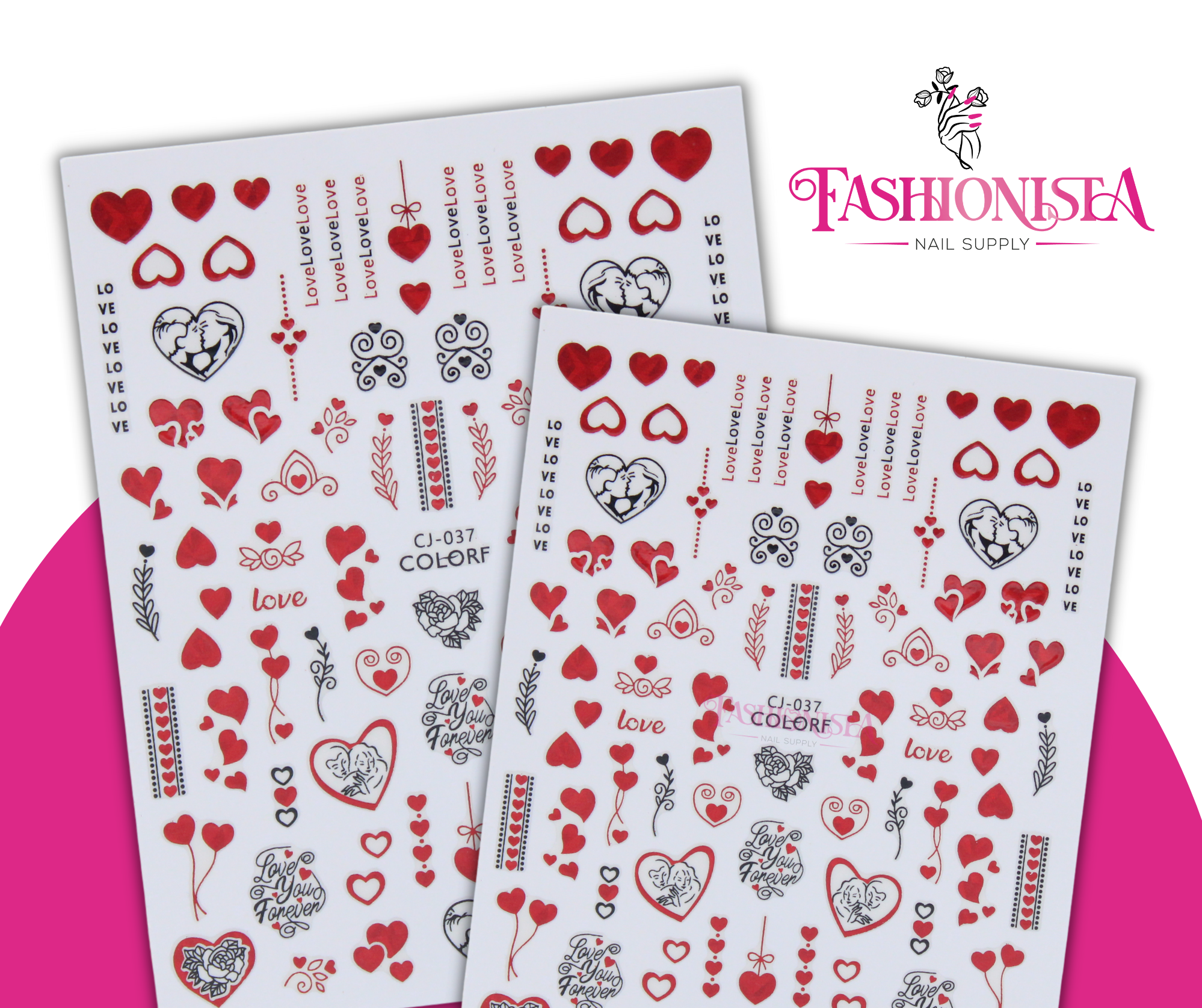 Nail Sticker - San Valentin CJ-037