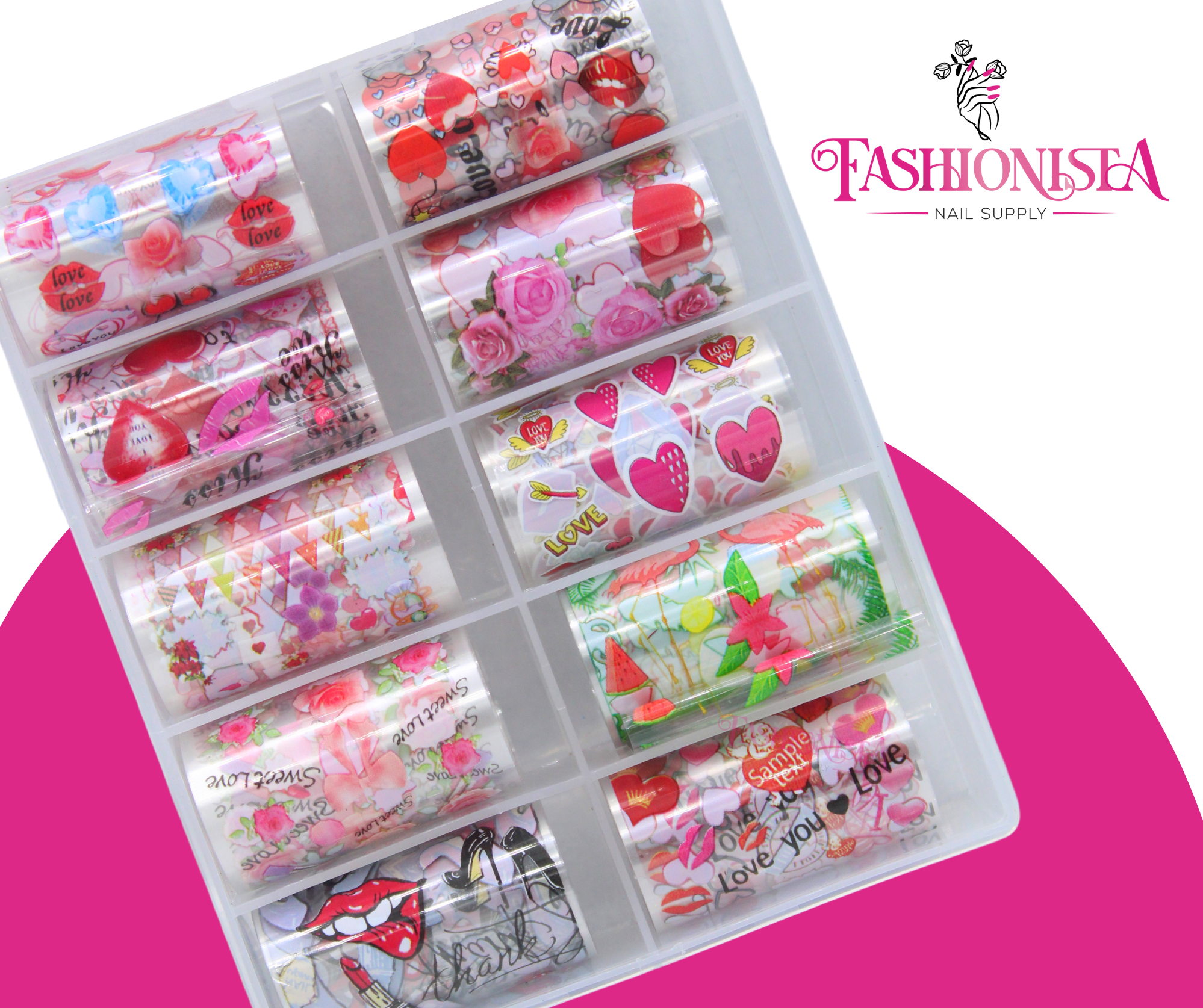 Caja de Foils 12pcs - San Valentín